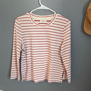 Madewell striped long sleeve tee